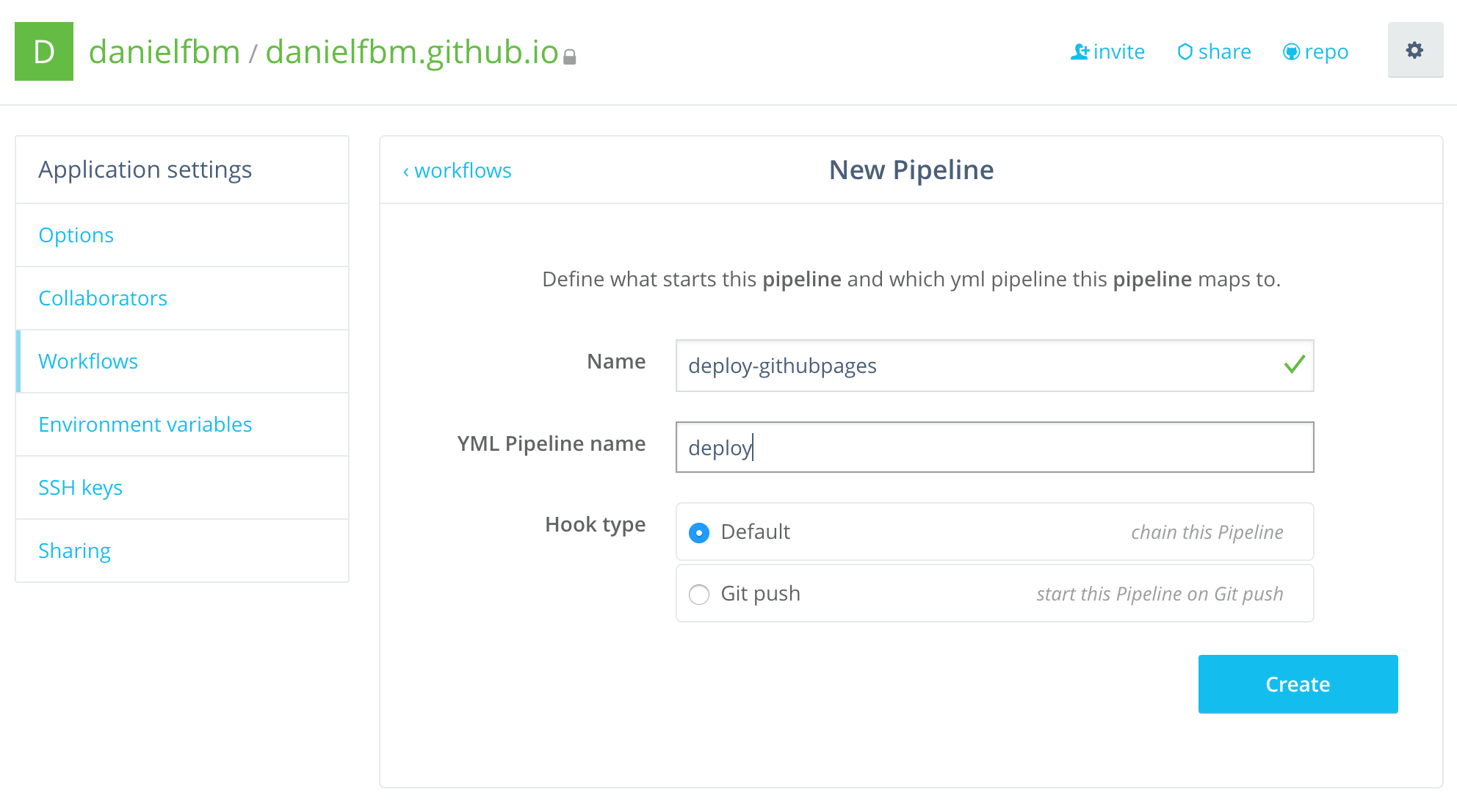 Wercker new pipeline